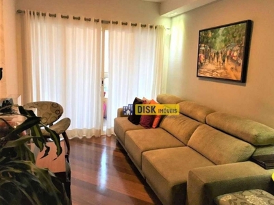 Apartamento com 3 dormitórios, 123 m² - venda por r$ 980.000,00 ou aluguel por r$ 5.800,00/mês - nova petrópolis - são bernardo do campo/sp