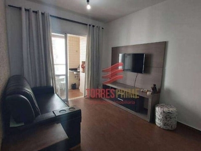 Apartamento com 3 dormitórios para alugar, 77 m² por r$ 4.500,00/mês - ponta da praia - santos/sp