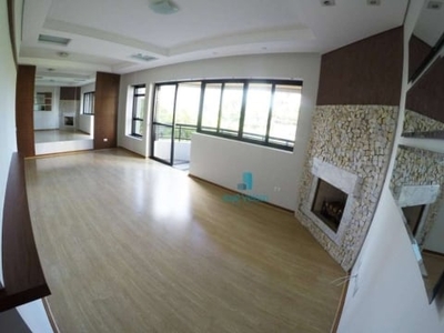 Apartamento com 4 dormitórios para alugar, 145 m² por r$ 4.000/mês - campo comprido - curitiba/pr