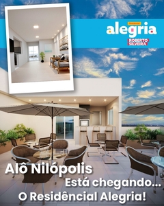 Apartamento em Olinda, Nilópolis/RJ de 44m² 2 quartos à venda por R$ 198.000,00