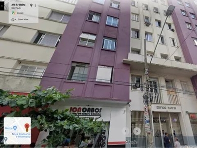 Apartamento no Centro de São Paulo 47 m2 com 2 dormitórios, 1 cozinha, 1 sala e 1 banheiro