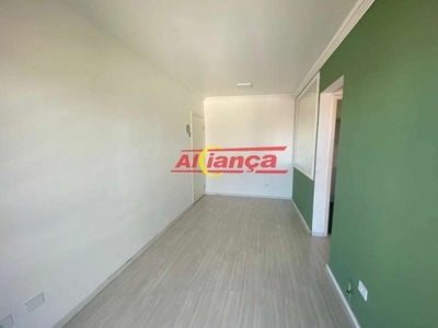 Apartamento para alugar, 2 quartos e 2 vagas, 49 m², macedo - guarulhos por r$ 1.500