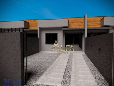 Casa com 2 dormitórios à venda, 50 m² por r$ 350.000,00 - gravatá - navegantes/sc