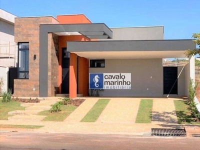 Casa com 3 dormitórios, 178 m² - venda por r$ 1.855.000,00 ou aluguel por r$ 9.635,70/mês - condomínio quinta dos ventos - ribeirão preto/sp