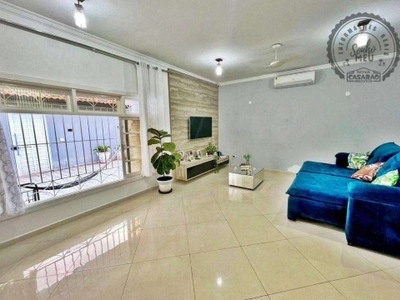 Casa com 3 dormitórios à venda, 188 m² por r$ 850.000,00 - balneário flórida - praia grande/sp