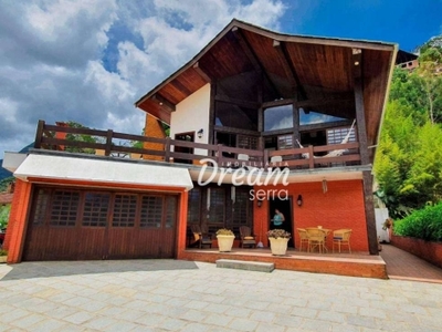 Casa com 4 dormitórios à venda, 358 m² por r$ 1.350.000,00 - posse - teresópolis/rj