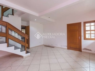 Casa em condomínio fechado com 3 quartos para alugar na avenida nilo ruschel, 582, morro santana, porto alegre, 131 m2 por r$ 2.250