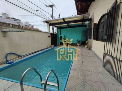 Excelente casa com 3 dormitórios, à venda, no bairro guilhermina, em praia grande, sp.