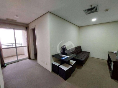 Flat para alugar, 44 m² por r$ 3.300,00/mês - centro - santo andré/sp