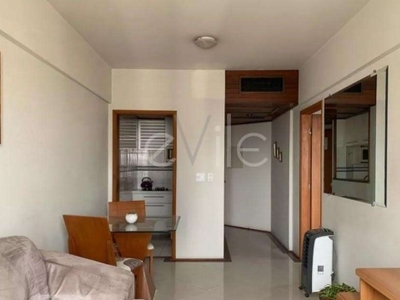 Flat com 1 quarto à venda na rua onze de agosto, 411, centro, campinas, 45 m2 por r$ 260.000