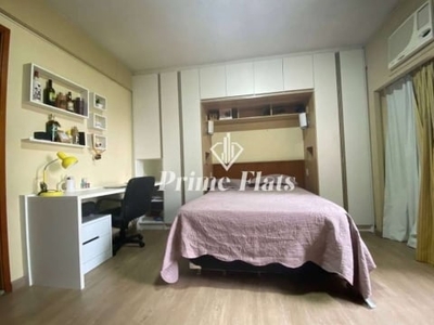 Flat disponível para locação no live & lodge ibirapuera flat hotel, com 26m², 1 dormitório e 1 vaga