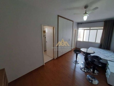 Kitnet com 1 dormitório, 34 m² - venda por r$ 275.000,00 ou aluguel por r$ 1.521,73/mês - centro - ribeirão preto/sp