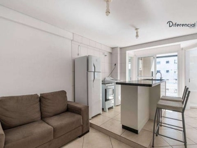 Studio com 1 dormitório para alugar, 30 m² por r$ 1.960,00/mês - alto da glória - curitiba/pr