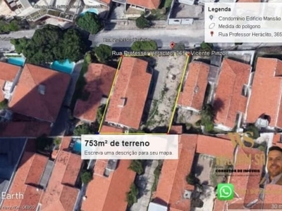Terreno à venda no bairro papicu - fortaleza/ce