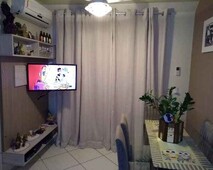 Apartamento a Venda de dois dormitórios, semi mobiliado, 01 vaga