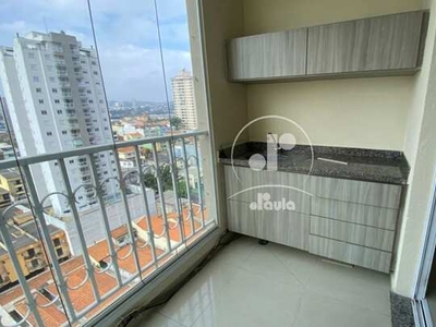 Apartamento 73m², 3 Quartos, 2 Vagas, lazer Completo, para Alugar, Vila Alzira, Santo Andr