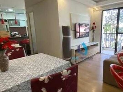 Apartamento com 2 dormitórios para alugar, 50 m² por R$ 3.300,00/mês - Interlagos - São Pa