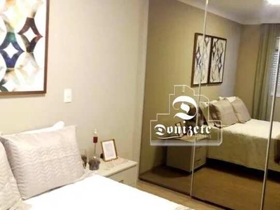 Apartamento com 2 dormitórios para alugar, 64 m² por R$ 2.870,00/mês - Vila Curuçá - Santo