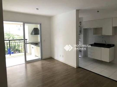 Apartamento com 2 dormitórios para alugar, 65 m² por R$ 3.026,33/mês - Jardim Flor da Mont