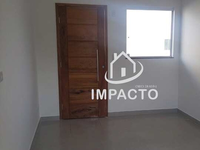 Apartamento novo com 43m², 2 dormitórios, lavanderia, sala e cozinha