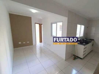 Apartamento sem Condomínio com 2 dormitórios para alugar, 90 m² - Vila Linda - Santo André