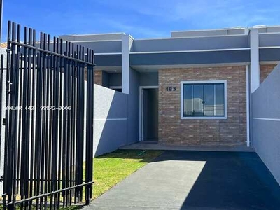 Casa para Venda em Ponta Grossa, Dona Marli, 2 dormitórios, 1 banheiro, 1 vaga