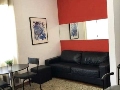 Flat com 1 quarto, 40m², para locação em São Paulo, Cerqueira César