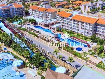 Flat disponível para venda no Wellness Beach Park Resort, com 121m², 3 dormitórios e 1 vag