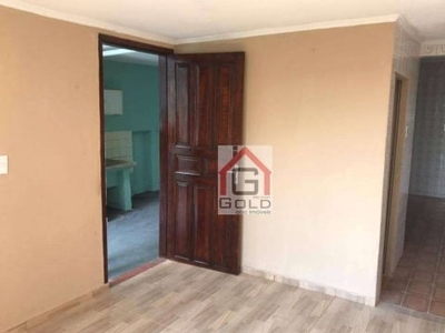 Casa com 1 dormitório para alugar, 60 m² por r$ 1.550,00/mês - vila curuçá - santo andré/sp