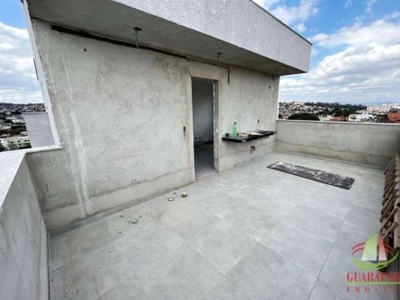 Cobertura com 2 quartos à venda, 120 m² por r$ 450.000 - letícia - belo horizonte/mg