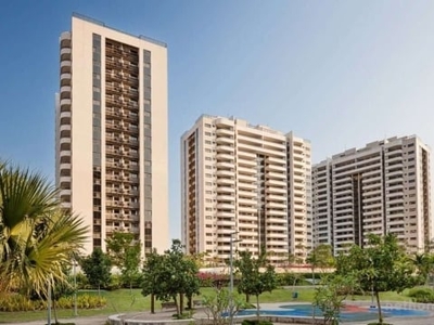 Cobertura com 2 quartos à venda na avenida salvador allende, 3200, barra da tijuca, rio de janeiro, 158 m2 por r$ 1.557.000