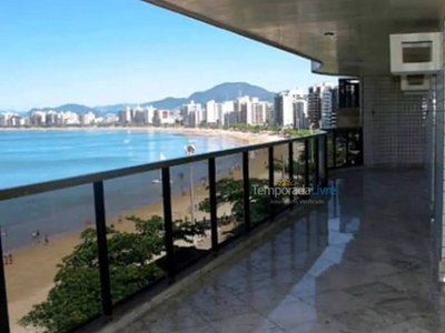 Apartamento Luxuoso 5 Suites com Vista Permanente para Praia do Morro