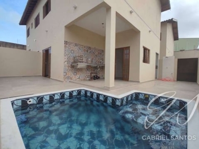 Casa maravilhosa 3 dorms com piscina em condominio em itanhaém
