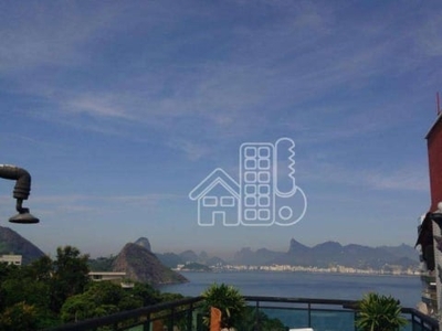 Cobertura com 3 dormitórios à venda, 130 m² por r$ 1.000.000,00 - icaraí - niterói/rj