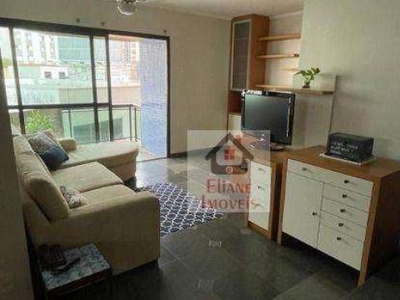 Flat com 1 dormitório à venda, 70 m² por R$ 340.000,00 - Cambuí - Campinas/SP