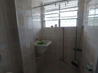 Kitnet com 1 dormitório para alugar, 35 m² por R$ 1.800,00/mês - Gonzaga - Santos/SP