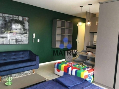 Studio com 1 dormitório para alugar, 35 m² por R$ 2.400,00/mês - Mercês - Curitiba/PR