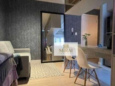 Vendo apto loft/studio mobiliado - 32 metros