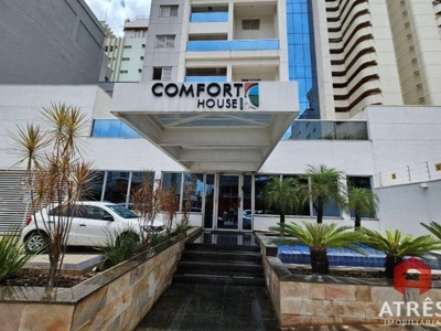 Apartamento com 1 dormitório para alugar, 39 m² por r$ 2.180,00/mês - setor central - goiânia/go