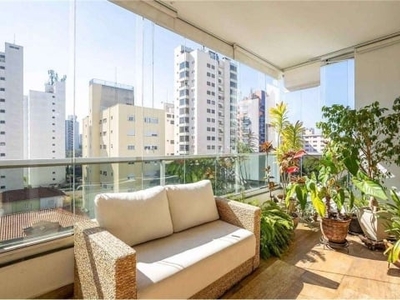 Apartamento com 4 quartos à venda na avenida jurema, 602, moema, são paulo, 196 m2 por r$ 2.039.000