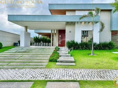 Casa com 3 dormitórios, 225 m² - venda por r$ 1.950.000,00 ou aluguel por r$ 12.000,00/mês - cidade alpha - eusébio/ce