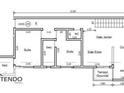 Cobertura com 2 dormitórios à venda, 69 m² por r$ 530.700,00 - campestre - santo andré/sp
