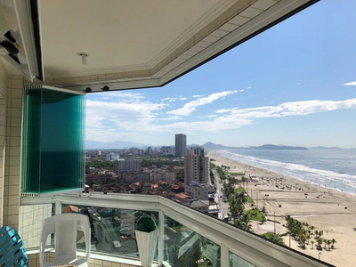 Lindo Apartamento De Frente Para O Mar Com Varanda Gourmet