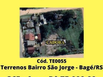Terreno à venda no bairro São Jorge em Bagé