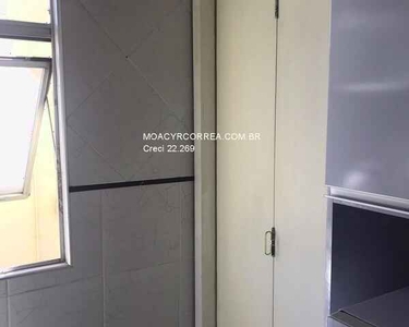 Apartamento Central Parque com 2 dormitórios, sala, cozinha, lavanderia e banheiro