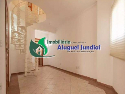 Apartamento/Cobertura Duplex p/locação no Bairro Vianelo em Jundiai com 4 dormitórios (sendo 2 suítes(1 master) , 2 vagas cobertas