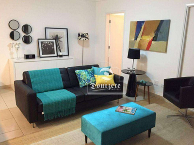 Apartamento com 1 dormitório, 70 m² - venda por R$ 684.000,00 ou aluguel por R$ 3.816,00/mês - Jardim - Santo André/SP