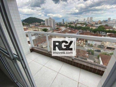 Apartamento com 2 dormitórios à venda, 70 m² por R$ 555.000,00 - Vila Belmiro - Santos/SP