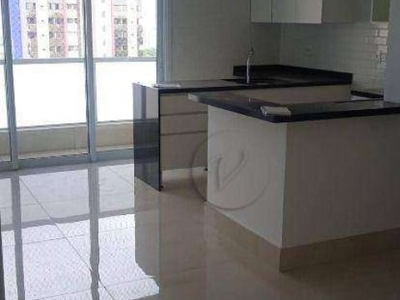 Apartamento com 2 dormitórios para alugar, 62 m² por R$ 3.260,00/mês - Jardim - Santo André/SP