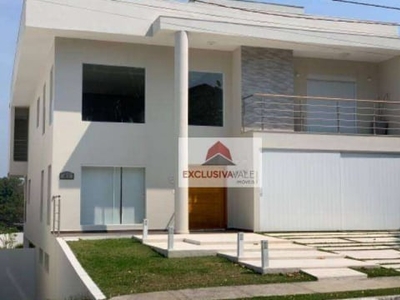 Casa com 4 dormitórios, sendo 4 suites, 815 m² - venda por r$ 4.900.000 ou aluguel por r$ 22.000- urbanova - são josé dos campos/sp